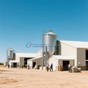 China Prefab Steel Structure Poultry House Customized Steel Frame Chicken Coop on sale