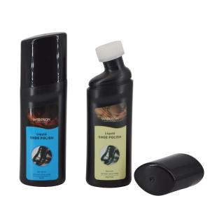 China Premium Black Liquid Shoe Polish Instant Shoe Shine Waterproof Nourishing Leather Care on sale