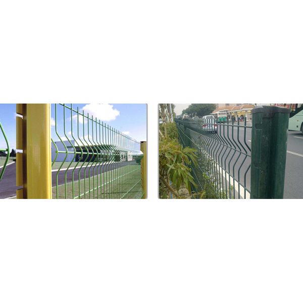 3d Bending Curved Triangle Galvanized Wire Decorative Garden Fencing