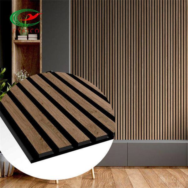 Office Oak Acoustic Wood Wall Panels , Multiscene Sound Insulation Wood Panels