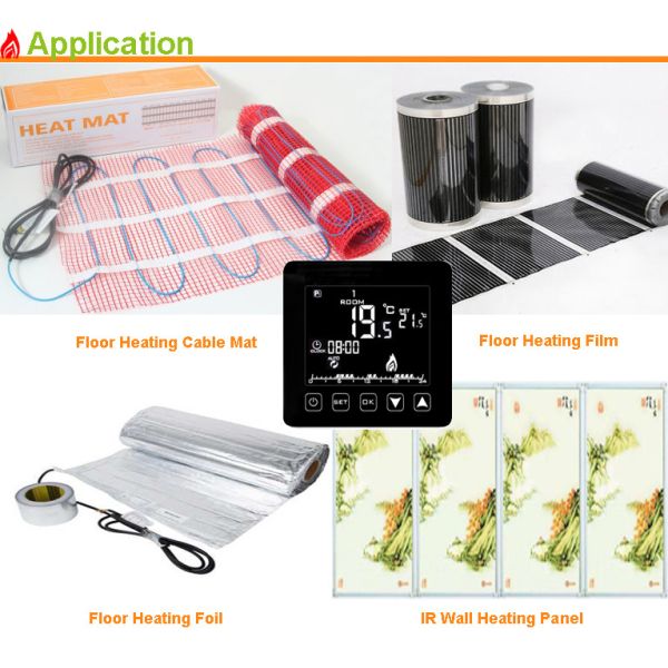 Motorcycle Programmable Room Thermostat Underfloor Heating Temperature Control