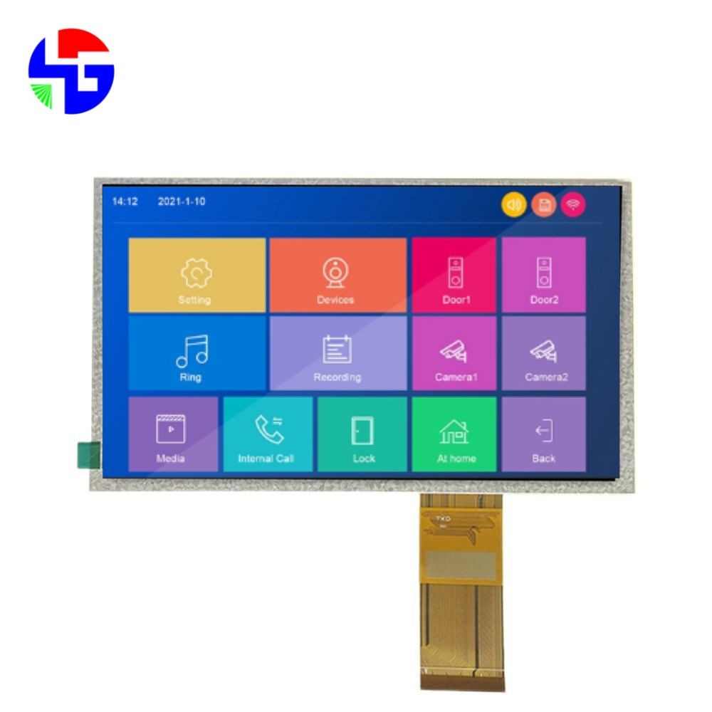 China 8 Inch LCD Screen, RGB, Auto TFT Display, 800x480 Pixels wholesale