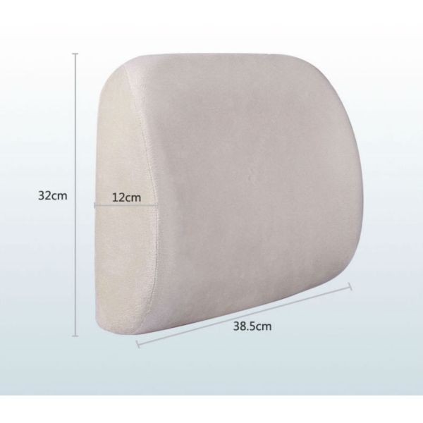 Lumbar Support Memory Foam Back Cushion Pain Relief With Viscoelastic Foam