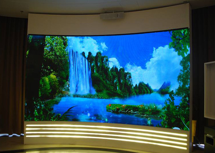 Front Service Pixle 4.81mm Indoor Full Color LED Display With Magnets