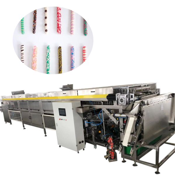 1300kg/h Chocolate Enrober Machine with 600mm Belt Width