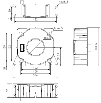 MASTEK MCTL2000A High-Precision 2000A Current Sensor , 0.1% Accuracy 50KHz Bandwidth for Industrial & Power Systems