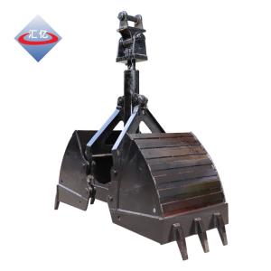 China 20 Ton Excavator Clamshell Bucket Hydraulic Single Tank Conch Claw wholesale
