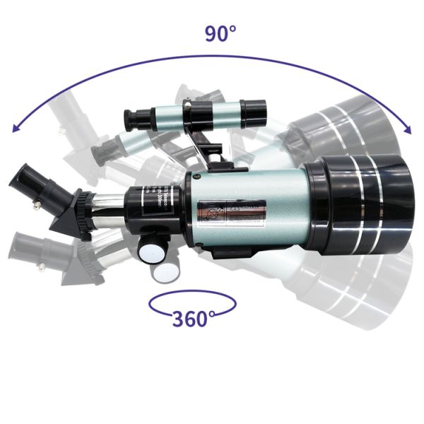70mm Aperture 300mm Astronomy Refractor Telescope For Stargazing