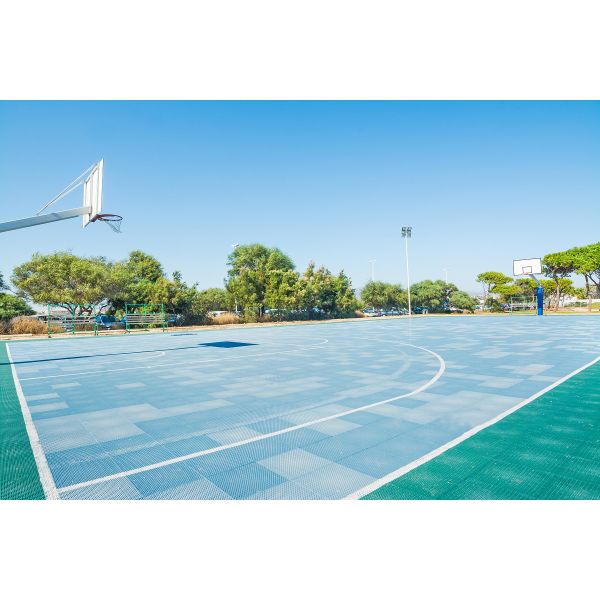 Antimicrobial Polypropylene Rubber Interlocking Exercise Floor Mats