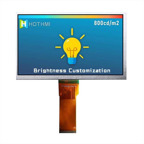 7.0 Inch TFT LCD Display | 1024x600 Resolution Sunlight Readable For Industrial