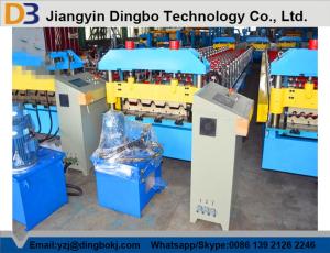 China Hydraulic Crimping Machine with 1kw Servo Motor for Formed Corrugated Sheets into Horizontal Stripes wholesale