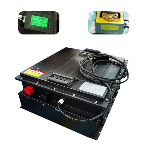 Graphite 36V 100AH LiFePO4 Battery Pack SOC Display For Golf Cart
