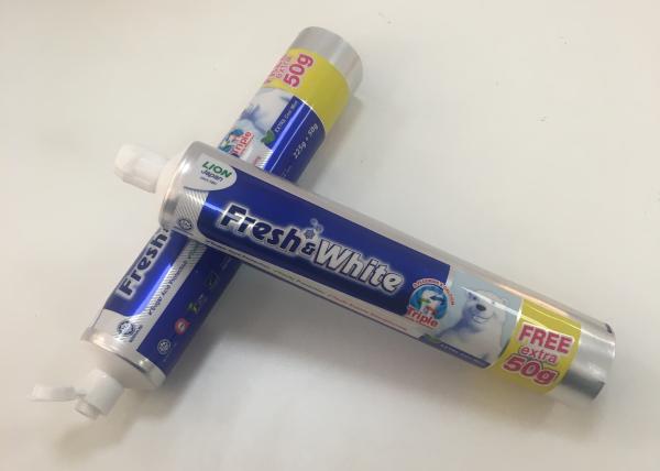 Quality ABL Laminated Eco Friendly Toothpaste Packaging Flexo Printing Small Flip Top for sale