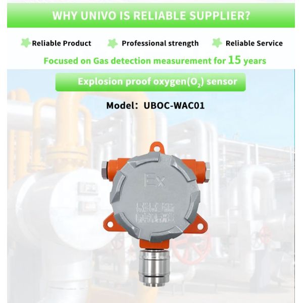 High Precision UBOC-WAC01 Y Oxygen Sensor For Gas Detection 4-20mA 0-30% 0-100%