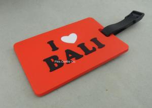 China Soft PVC Rubber Silicone Leather Custom Luggage Tags Customized wholesale