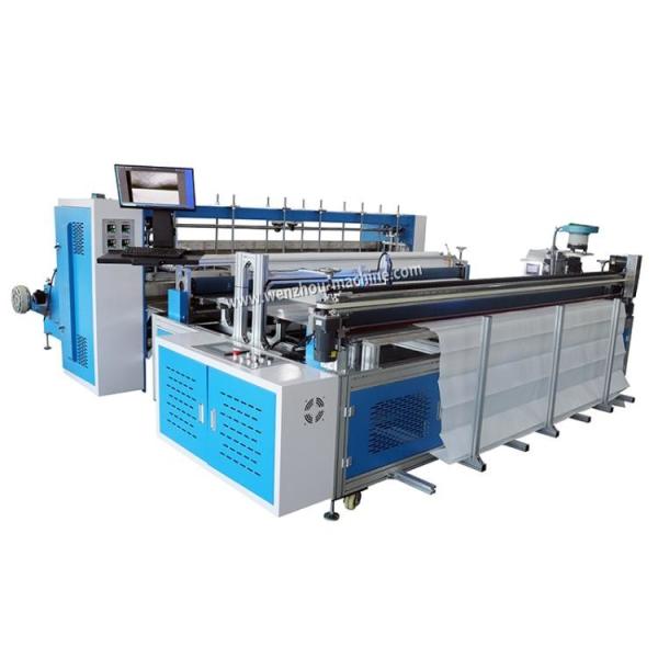 Quality Automatic Curtains Folding Cutting Disposable Nonwoven Curtain Making Machine with Ring Hole Eyelet Punch for sale