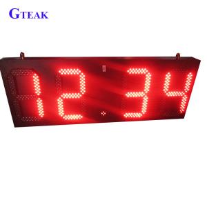 China customized 7 segment stadium clock led display on sale