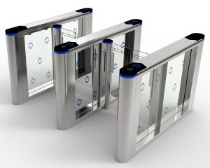 China Electric Transparent Swing Turnstile Gate access control 600mm width wholesale