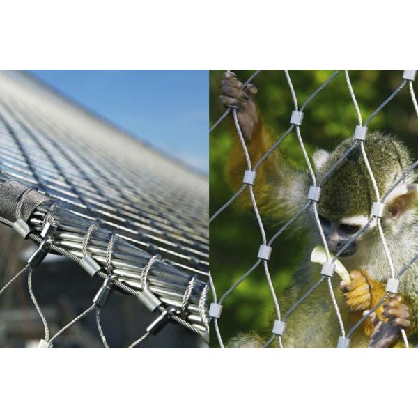 Indoor And Outdoor Rope Net Fence Heavy Duty Metal Screen Mesh