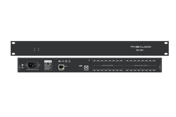 Quality 8x8 Digital Matrix DSP Sound Processor With 1 way RS232 Interface for sale