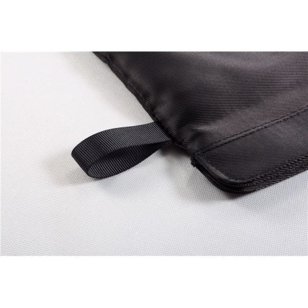 new black mini hard headphone case portable earbuds pouch box PU leather earphone storage bag