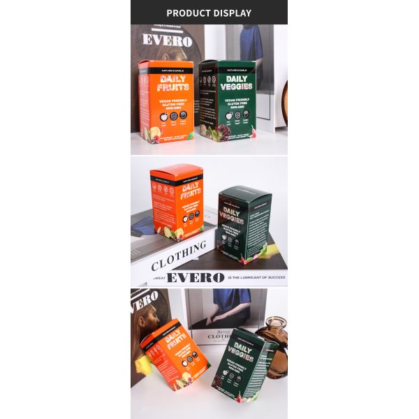 Matt Lamination Cardboard Folding Box For Medicine Essential Oil Bottle