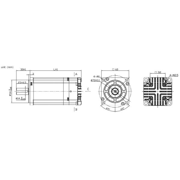 Jkongmotor 24v 36v 48v Integrated Servo Motor IDS57 Nema 23 Brushless Dc Motor With Controller Drive Integrated