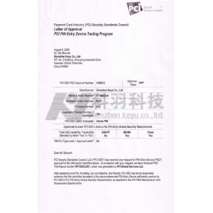 Guangdong Chuangwei Electronic Equipment Manufactory Certifications