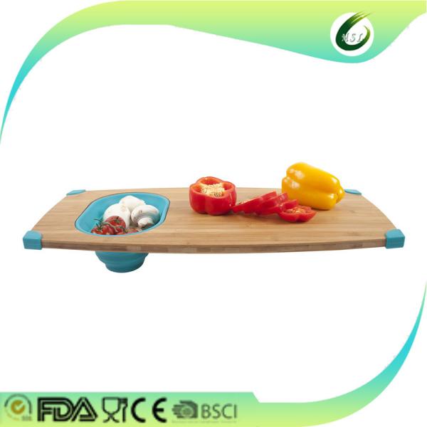 Quality cutting board with colander for sale