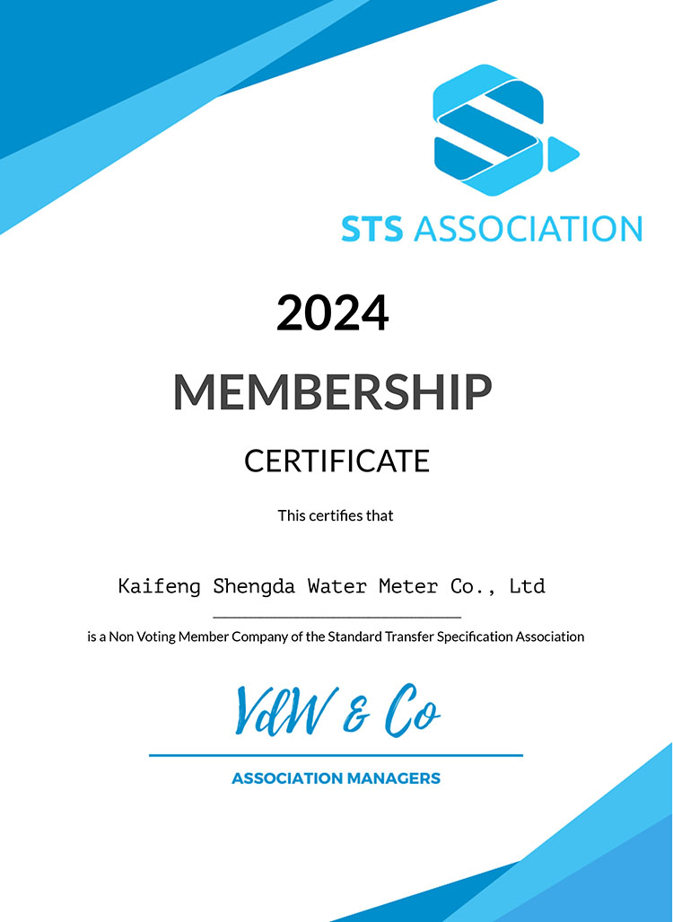 Prepayment Water Smart Meter Sts Prepaid Water Meter with Customer Interface Unit
