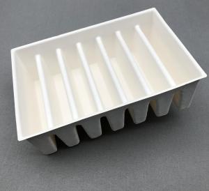 China Biodegradable Pulp Molded Storage Box Recyclable Paper Tray Molded Pulp Packaging on sale