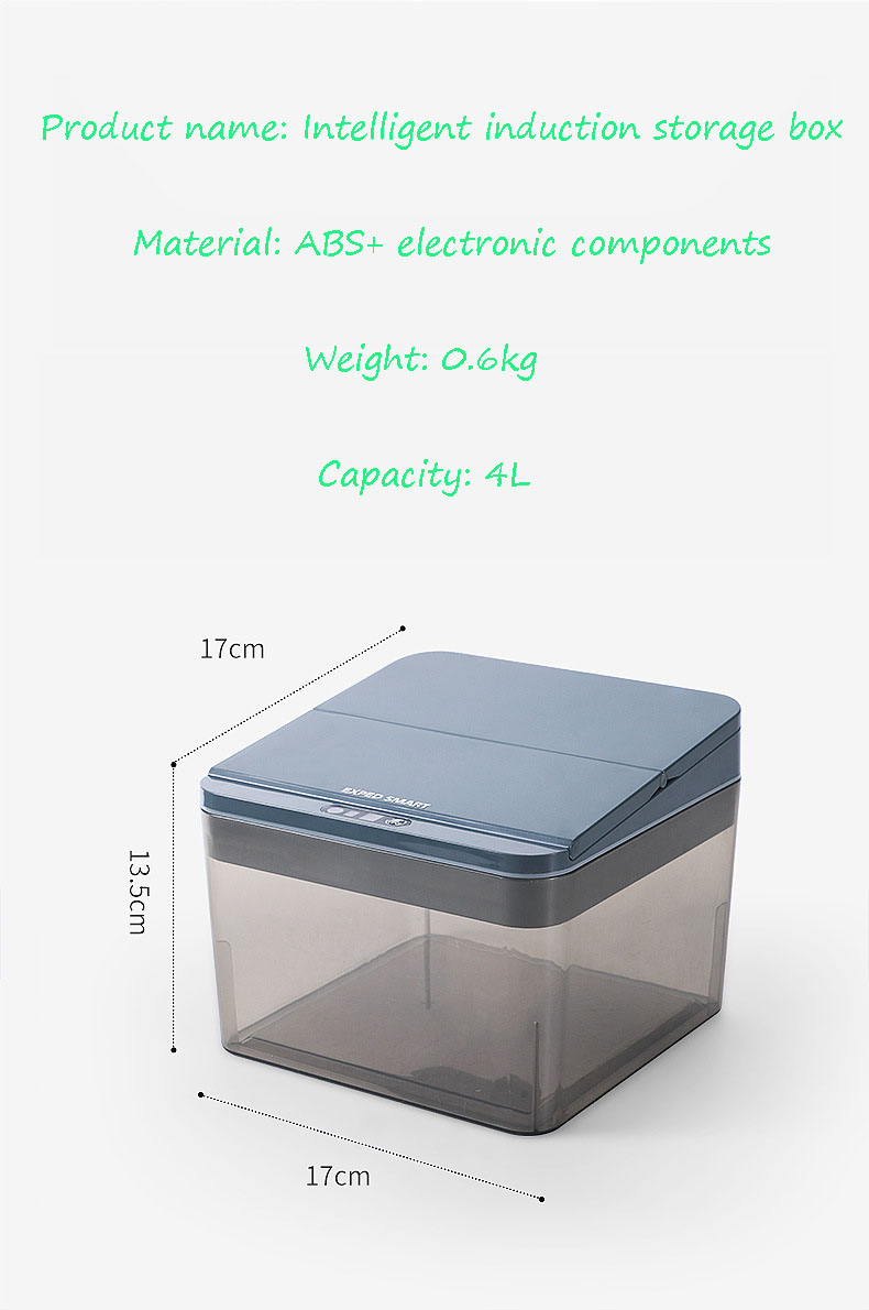 Smart Induction Disinfection Box Mobile Uvc Sterilizer Electric Desktop Storage Box