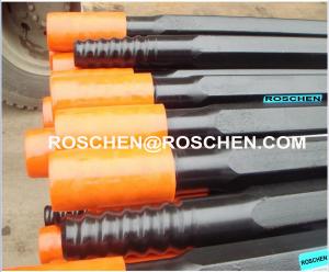China R38 T38 T45 T51 Standard Type rock drill rods , Tungsten Carbide steel drill pipe wholesale