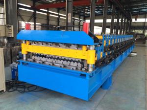 China IBR Roof Sheeting Double Layer Roll Forming Machine 0.4mm - 0.8mm Q230-550 wholesale