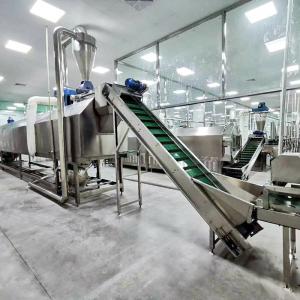 China Fully Semi Automatic Garlic Powder Fruit Vegetable Processing Line AC380V wholesale