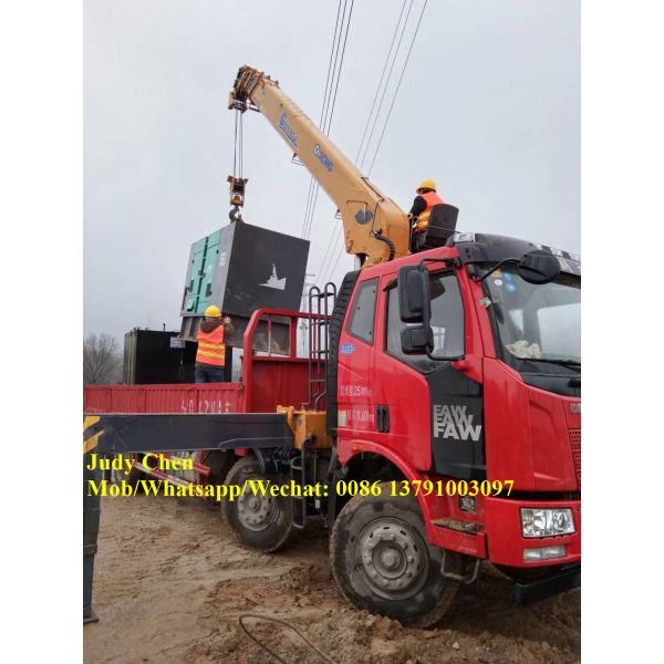 6X4 12 Tons Telescopic Boom Truck Mounted Crane