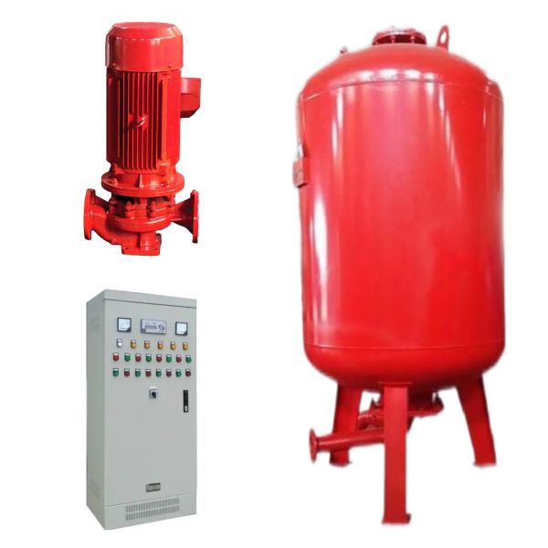 Single Stage Fire Booster Pumps 15kw Vertical Axial Flow In Line for Water Supply