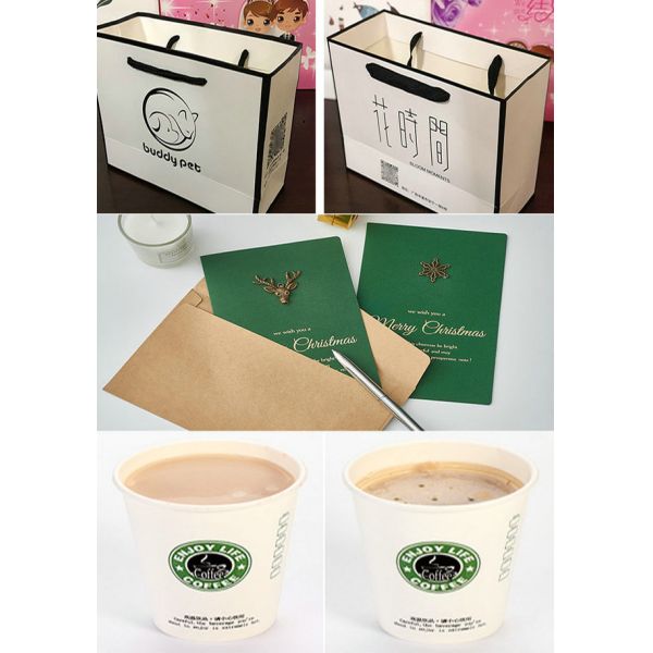 FBB Gloss Coated One Side Paper FBB Glossy Coated One Side White Ivory Paper Board Sheets for Packing box
