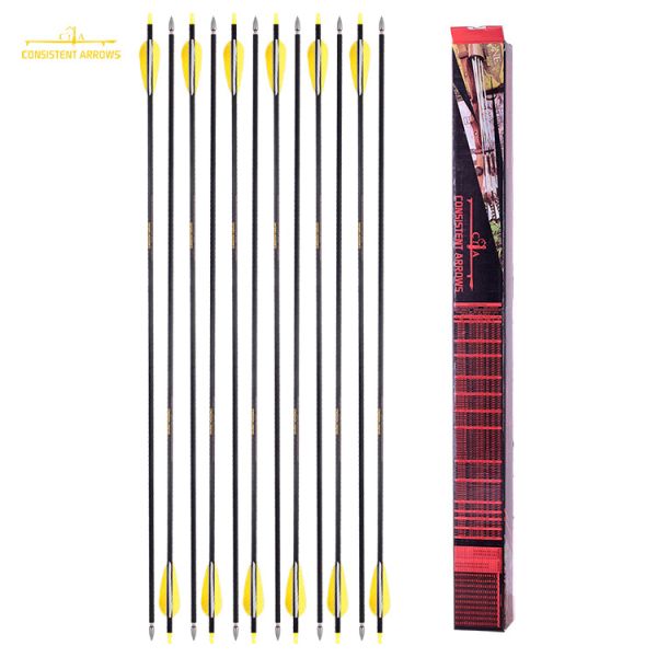 Wholesale price Id .245",6.2mm Spine 250/300/340/400/500/600 Hunting and Target Striker Arrows