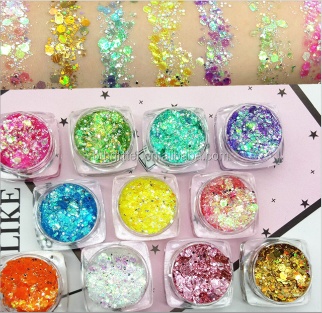 Thousand Choices Offered for Nails Art Decoration Usage and Sequins Material in Nail Beauty Products