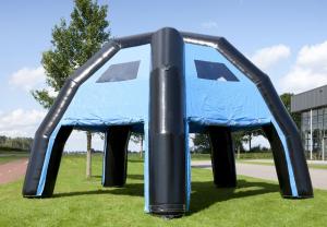 China Blue Large Comercial Grade Dome Inflatable Tent Water Proof PVC For Advertising wholesale
