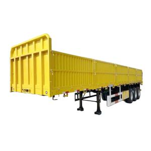 China 40FT 3 Axle Container Semi Trailer With Removable Side Wall wholesale