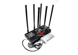 Long Distance LTE 800MHz - 2700MHz Cell Phone Wifi Jammer , GPS Wireless Signal Jammer Device