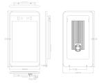 Biometric Tripod Security Gates Office Access Control QR Code Turnstile
