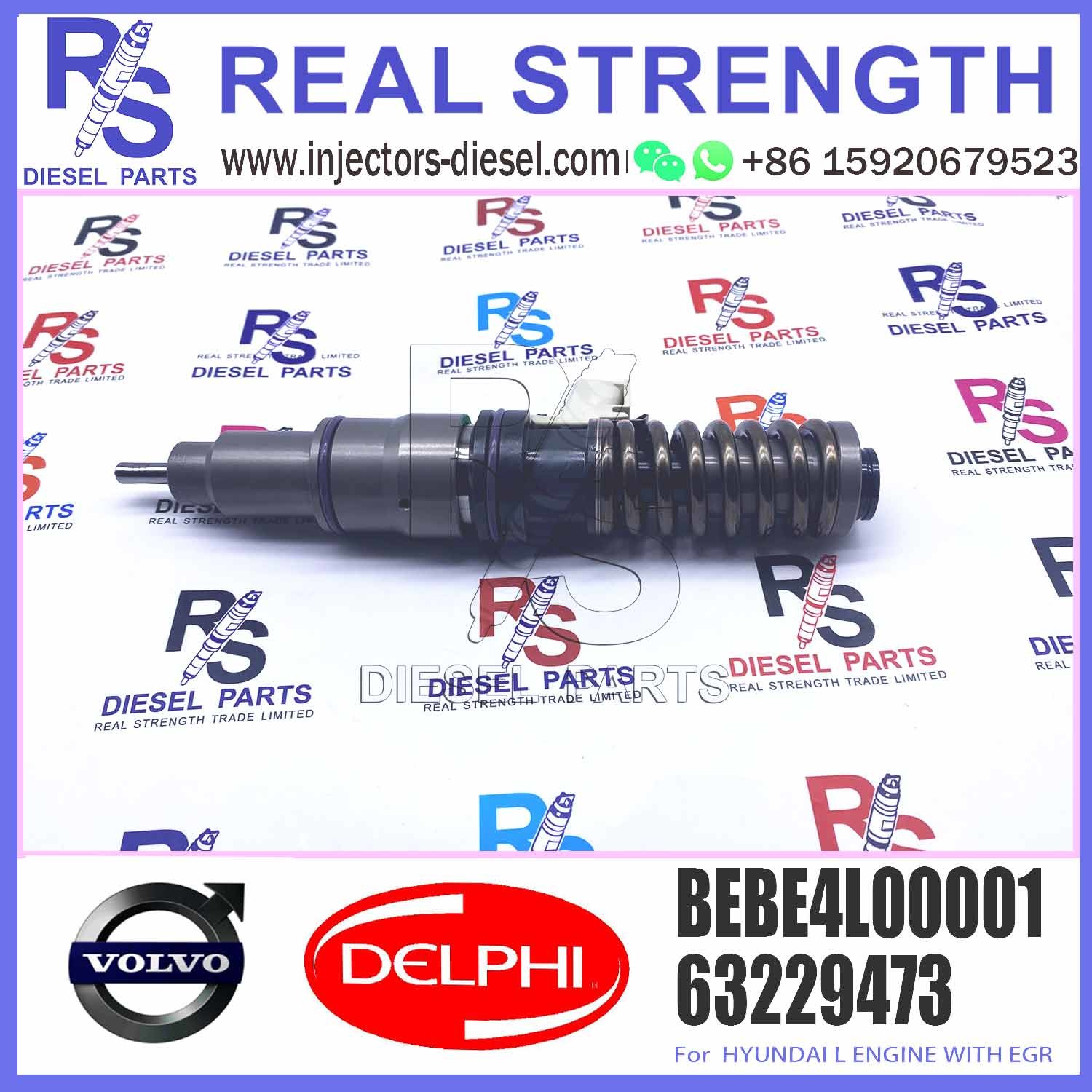 4 Pin Nozzle Assembly Diesel Electronic Unit Fuel Injector BEBE4L00002 BEBE4L00001 For Diesel Engine