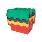 Transportation Packaging Solution Stackable Plastic Moving Crate with Customized