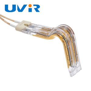 OEM L-Shaped Infrared Heating Element Tube 600W 85% Efficiency