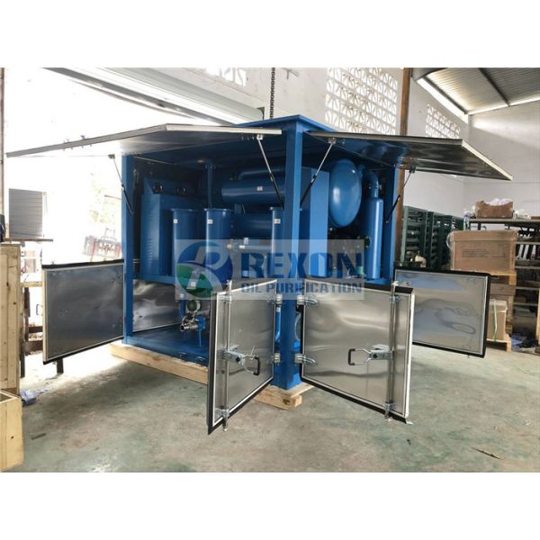 High Efficiently Transformer Oil Purifier Machine 9000LPH Vacuum Heating Treatment