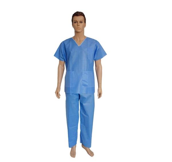 Quality Less Stress Men Women 30gsm Disposable Patient Gowns for sale