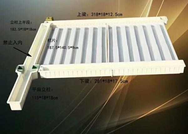 Quality Easy Release Concrete Fence Molds , Reusable Concrete Wall Block Molds for sale